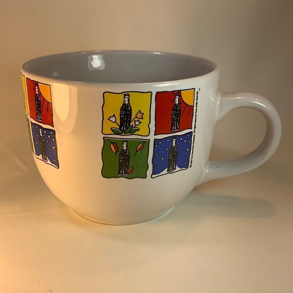 Coca Cola Mug Dinner Ware 28 Ounces By Gibson 2003 Dishwasher Oven Microwave